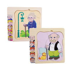 Puzzle în 5 Straturi, Etapele Vieții