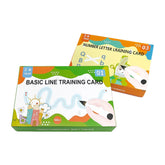 Cartonașe reutilizabile: Litere, cifre și linii