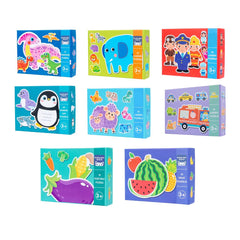 Set din 6 puzzle, 8 tematici