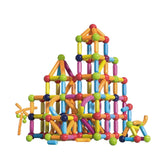 Set 3D Magnetic de Construcție – Bastoane și bile colorate