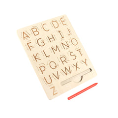 Tăbliță Montessori din lemn – Învață alfabetul