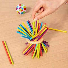 Turnul cu Bile și Bețișoare, joc de îndemânare și strategie, 3 ani+