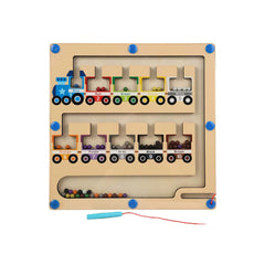 Trenuleț Magnetic al culorilor și numerelor, 3 ani+