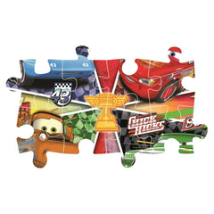 Puzzle cu 4 Mașini, 60 piese Maxi, 4 ani+