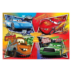 Puzzle cu 4 Mașini, 60 piese Maxi, 4 ani+