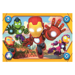 Puzzle Omul de Fier și Echipa, 104 piese Maxi, 4 ani+