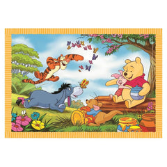 Puzzle Ursulețul Winnie Puh 4 în 1, 72 piese, 3 ani+