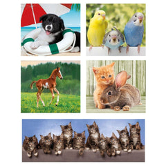 Puzzle 10 în 1 cu Animale, 4 ani+