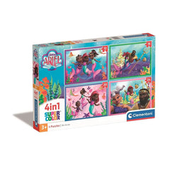 Puzzle Ariel 4 în 1, 72 piese, 3 ani+