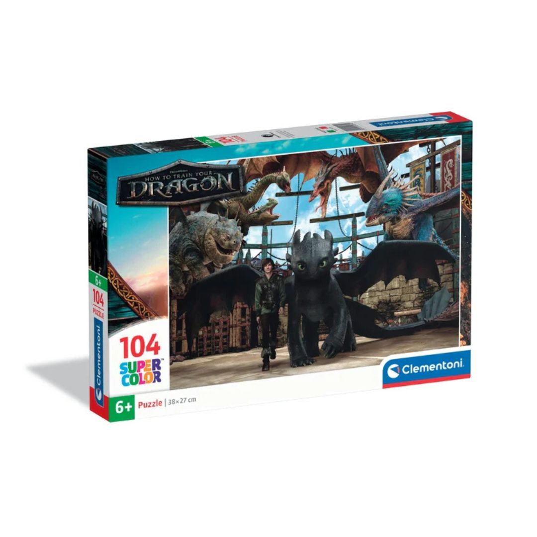 Puzzle Cum să-ți dresezi dragonul, 104 piese, 6 ani+