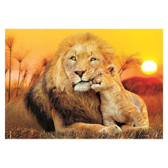 Puzzle Îmbrățișare neașteptată, 180 piese, 7 ani+
