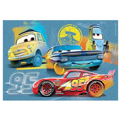 Puzzle Mașini Piston Cup 2 în 1, 2 x 20 piese, 3 ani+