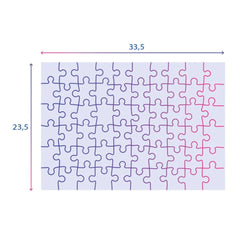 Puzzle 2 Pisicuțe Gemene, 60 piese, 4 ani+