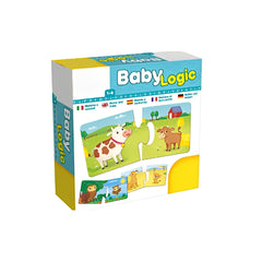 Puzzle educativ Baby Logic, joc de asociere mamă-pui