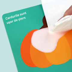 Set 20 Carduri Educative pentru Bebeluși, Stimulare Cognitivă și Vizuală, 6-12 luni