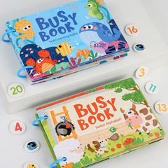 Carte educativă Busy Book, 6 tematici