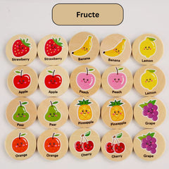 Găsește perechea potrivită, Joc de memorie, 10 perechi, 3 ani+