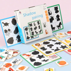 Jocul Umbrelor, Puzzle de asociere din lemn, 3 ani+