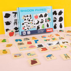 Joc Educativ de Asociere Umbre „Shadow Paired”, 36 piese, 2 ani+