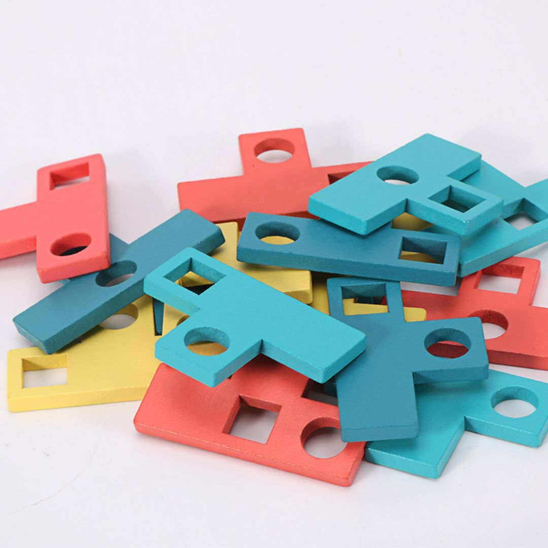 Joc de logică Montessori, Tetris T-Paired
