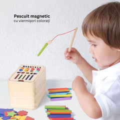 Jucărie Multifuncțională Montessori 5 în 1 din lemn