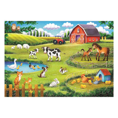 Puzzle Ferma Animalelor, 30 piese, 3 ani+