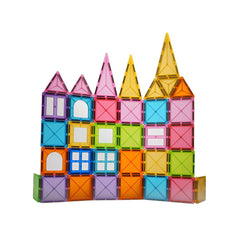 Set de construcție 3D cu plăci magnetice, joc educativ STEM